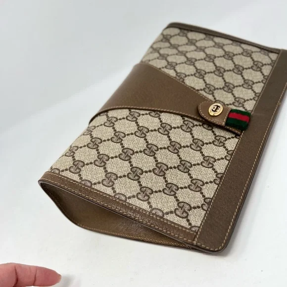 Brown Patterned Shoulder Bag - Picture 8 of 16